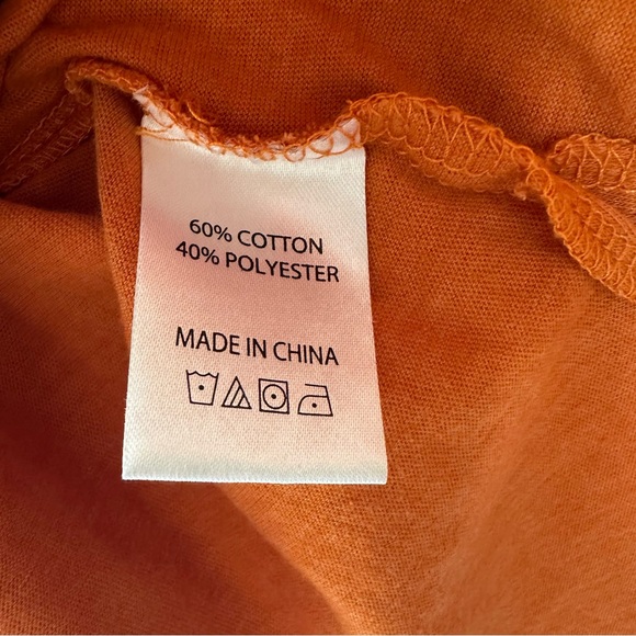 UG Apparel Womens Texas Longhorns T Shirt Sz L Orange GUC - Picture 7 of 8